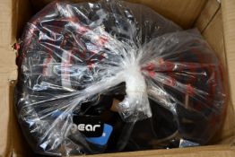 A boxed Clicgear 4.0 Push Trolley in army brown (SGR-1940-MABR).