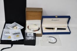 A pair of Juvi drop earrings, as new Thomas Sabo studs, two as new Adinas rings and two bracelets,