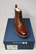 A pair of as new Steptronic Liverpool cognac waxed boots (EU 42).