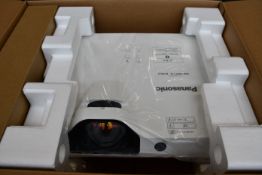A boxed as new Panasonic PT-XW3381STC Short Throw Projector (Non English (Chinese or Japanese) model