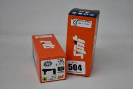 Ten boxed as new SPIT 031700 medium strength 6.3/10 calibre disc cartridges (100 per box).