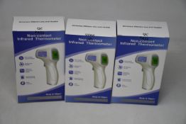 Ten as new F103 non-contact infrared forehead medical digital thermometers.