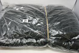 Three as new Waxberry cotton wax jackets with padded hood (1 x M, 2 x L - RRP £55 each).