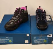 A pair of women’s as new Mountain Warehouse Path waterproof shoes (UK - RRP £50) and women’s