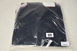 A pair of as new Chinti & Parker cashmere track jacket in navy with pink/white ankle stripes (S).