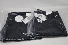 Two pairs of as new Oui Braxton jeggings (EU 38, 42 - RRP £109 each).