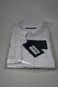 An as new Thom Sweeney casual Oxford button down collar white shirt (16.5” - RRP £260).
