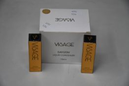 Three as new Visage Daystay Liquid Concealer type C1 (36 pcs).