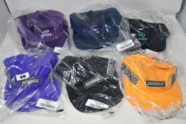 Six as new Insomniac LTD baseball caps; three Soltice (RRP $55 each) and three Velvet Dugout (RRP $