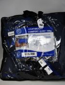 Three as new Turfmasters Ireland Lightweight Comfort Quilts in navy (Stable Rugs 100gsm, 2 x 6'