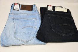 Four pairs of as new G-Star Raw jeans (2 x W29/L30, 2 x W29/L32).