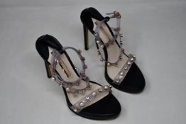 A pair of Sophie Webster black gem studded shoes (EU 37, Possibly ex-display - No box).