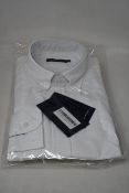 An as new Thom Sweeney casual Oxford button down collar white shirt (15.5” - RRP £260).