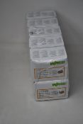 Ten packs of forty Wago 222-415 grey 32A 5 way in-line wire connectors.