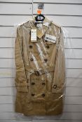 An as new Burberry Heritage Chelsea mid length trench coat (UK 4 - RRP €1790).