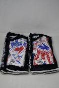 Three pairs of as new Kaliaaer PWRLITE UNITY Negative goal keeper gloves (Size 8).