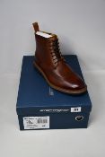 A pair of as new Steptronic Liverpool cognac waxed boots (EU 42).