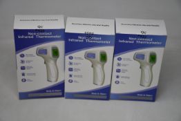 Ten as new F103 non-contact infrared forehead medical digital thermometers.