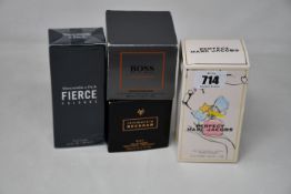 A Marc Jacobs Perfect eau de parfum (100ml unsealed creases to box), an Abercrombie & Fitch Fierce