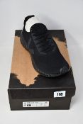 A pair of as new Veja hiking style vegan suede black transparent sneakers (UK 6).