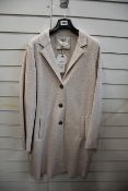 An as new Oui wool coat in oatmeal (UK 14 - RRP £199).