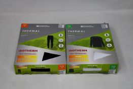 Three men's as new Mountain Warehouse thermal base layer long sleeve tops (All L - RRP £20 each) and