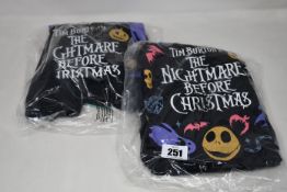 Ten as new unisex Tim Burton's The Nightmare Before Christmas T-shirts (1 x M, 2 x L, 3 x XL, 4 x