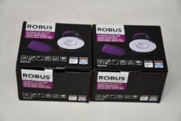 Nine boxed as new Robus adjustable colour temperature recessed ceiling downlight (PN: RUL07X0).