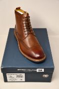 A pair of as new Steptronic Liverpool cognac waxed boots (EU 46).
