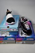 Two pairs of as new Skechers D’Lites Life Savers (UK 7, 8) and a pair of Skechers Ultra Flex