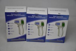 Ten as new F103 non-contact infrared forehead medical digital thermometers.