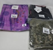 A pair of as new Desigual Mumbai pants (UK 10 - RRP £74), a pair of Desigual Winter Jungle 7/8