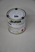 Seven boxed Alpha S708 heavy duty contact adhesive (Size: 1L).