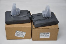 Twenty boxed as new li-ion rechargeable battery packs for Dyson DC62 (21.6V 4000mAh 86.4Wh).
