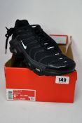 A pair of as new Nike Air Max Plus trainers (UK 6 - No box lid).