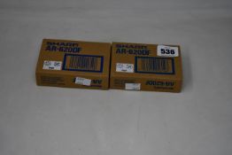Seven boxed as new Sharp AR620DF Document Feeder Kits.