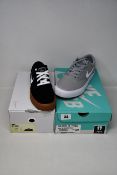 A pair of as new Nike By You Zoom SB suede sneakers (UK 6) and Nike SB Charge SLR (UK 9).