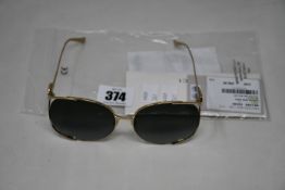 A pair of ladies as new Gucci GG0225S 001 Sunglasses (63-17-130, no case).
