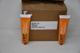 Ten boxed as new CHT Silcoset 158 (Thixotropic, black acetoxy silicone sealant).