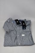 Four as new G-Star Raw Bristum Flap button shirts (2 x XS, 1 x M, 1 x L).