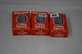 Sixteen boxed as new Spaceguard Security Padlocks 2.75