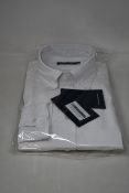 An as new Thom Sweeney casual Oxford button down collar white shirt (16” - RRP £260).