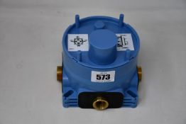 A boxed Ideal Standard Easybox Slim Thermostatic Shower Mixer A5878.