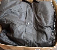 Three as new Waxberry cotton wax jacket with padded hood (All M - RRP £55 each).