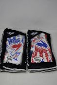 Three pairs of as new Kaliaaer PWRLITE UNITY Negative goal keeper gloves (Size 8).