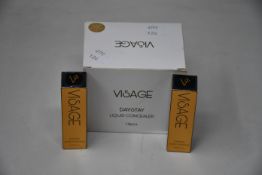 Three as new Visage Daystay Liquid Concealer type C1 (36 pcs).