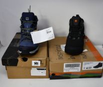 A pair of women's as new Salomon X Ultra 3 Mid GTX (UK 5.5) and a pair of Xpeti Thermator 6 boots (