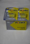 Six as new boxes of twelve x four packs of PKCell NI-MH AA 1300mAh Rechargeable batteries.