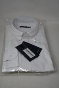 An as new Thom Sweeney casual Oxford button down collar white shirt (15” - RRP £260).