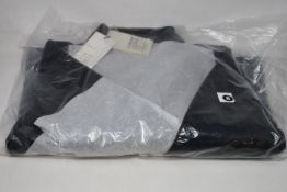 An as new Muubaa pocket front patent animal leather shacket in black (UK 6 - RRP $285).